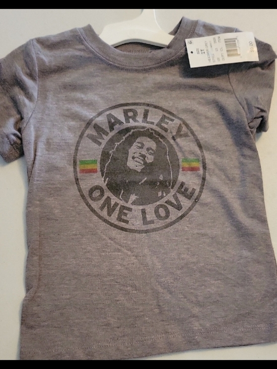 Other - 2 Pc. Bundle Marley 'One Love' Grey Kids T-Shirt. 1 2t & 1 5t.
